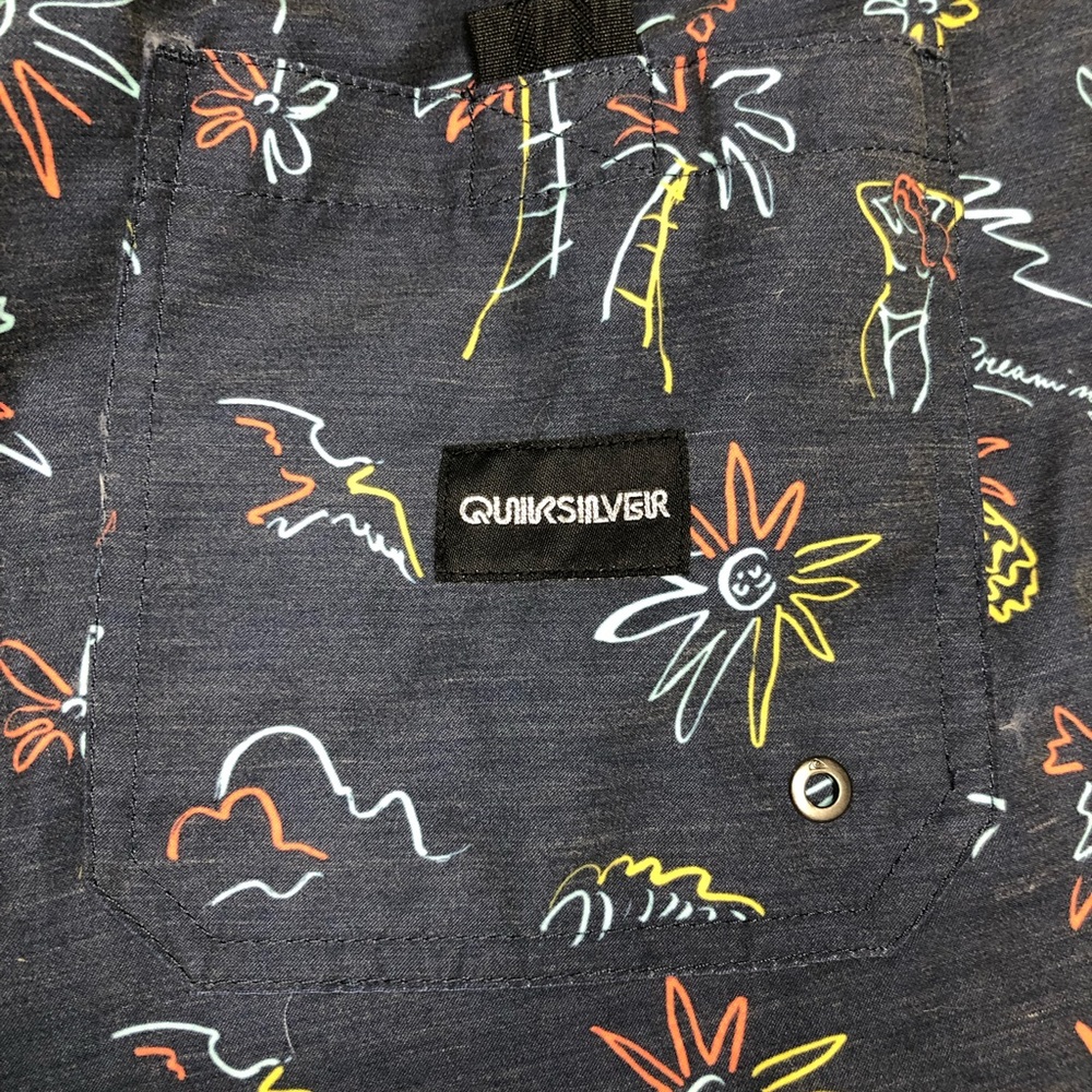 NWT Quicksilver Men’s Volley Swim Trunks - Picture 2 of 7